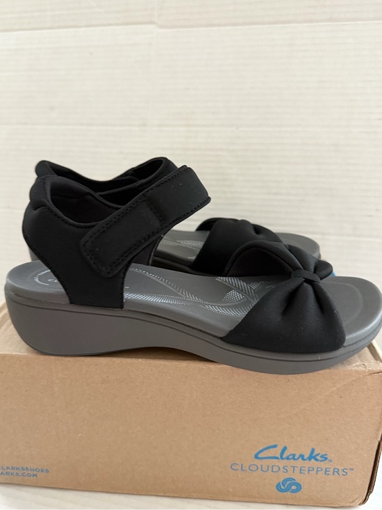 Clarks Shoes - Clarks Breeze Rae Sara Ankle Strap black cushioned Sandals Women’s Size 7.5 NEW